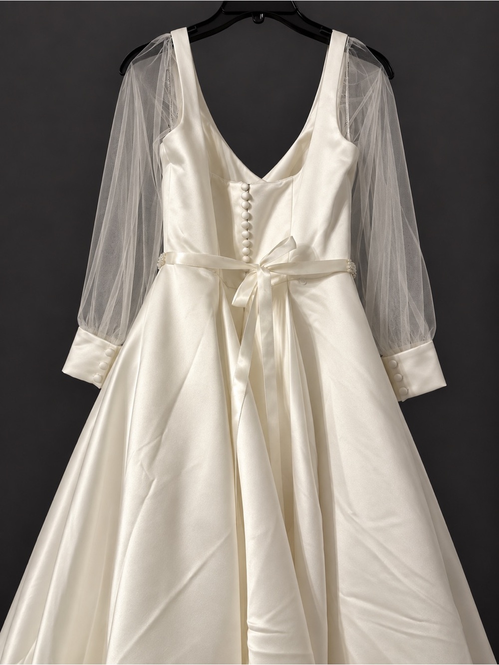 Avery Austin Chelsea Satin Bridal Ballgown - Picture 11 of 16